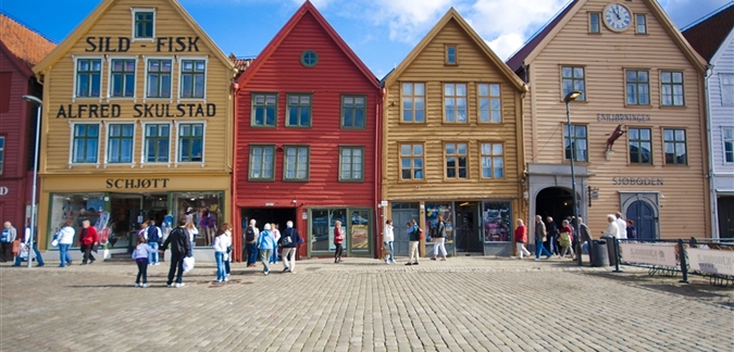 Bergen Harbour houses